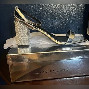 Azalea Wang “Parry” Silver Heels (NWT – Nordstrom)
